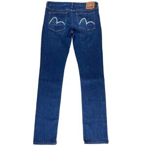 Evisu Slim Fit Seagull Pocket 11oz Blue Jeans mens size 32x31.5